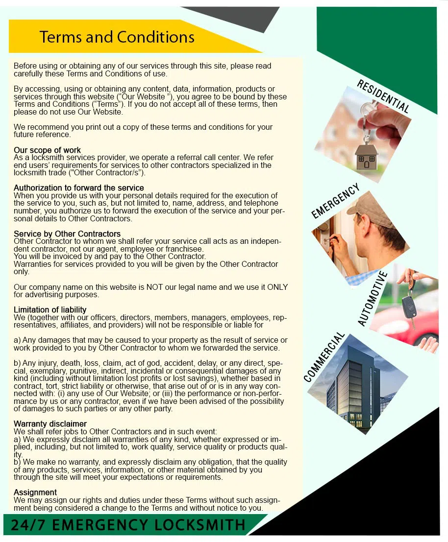 Exclusive Locksmith Anaheim, CA 714-660-0404 - terms-and-condition-68-19mod
